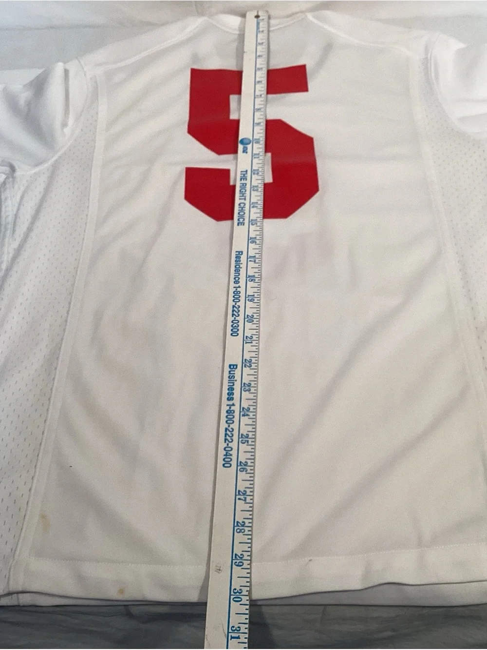 Ohio State Buckeyes Nike White and Red Football Jersey Men’s Size Medium